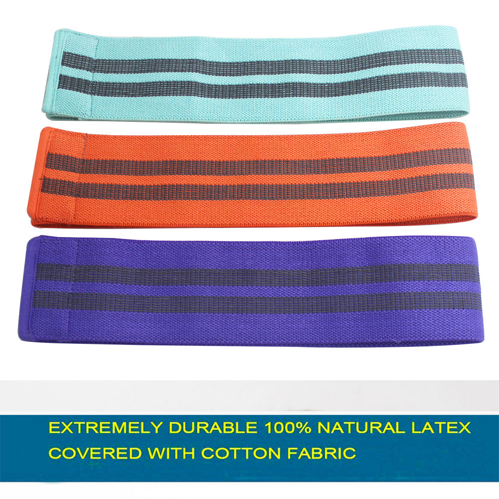 Booty Resistance Bands – 3er Set | Stoff-Fitnesbänder in 3 Stärken