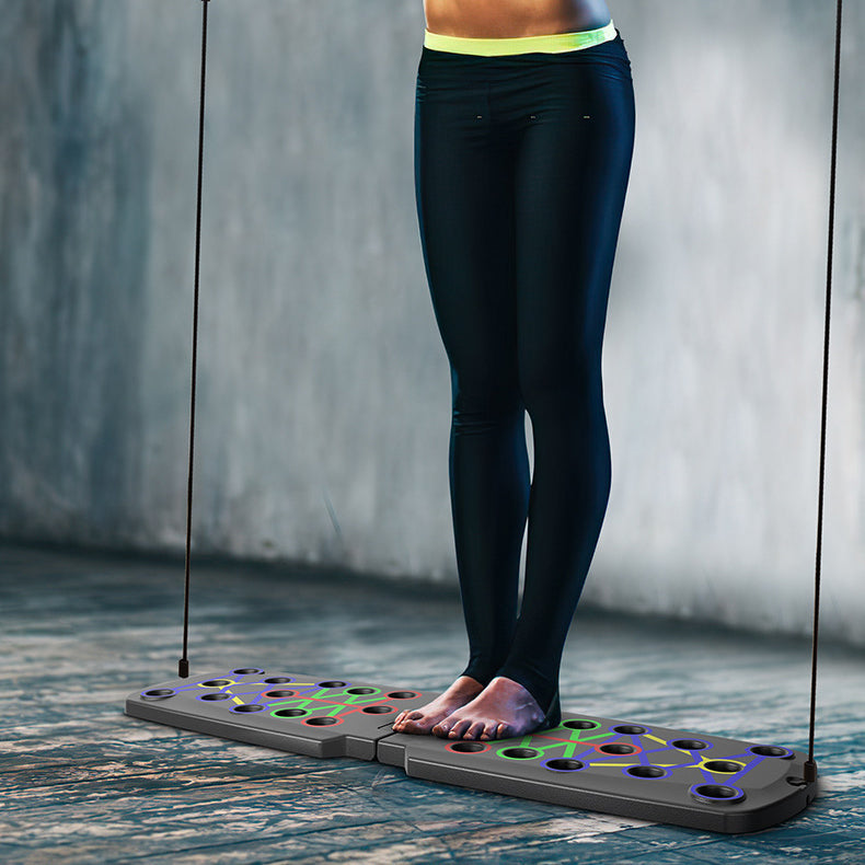 Multifunktionales Push-Up Board | 28 in 1 Trainingssystem für Brust, Rücken, Schultern & Arme