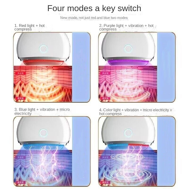 LumiLift™ Microcurrent Face Lifter – Straffung, Wärme & Lichttherapie