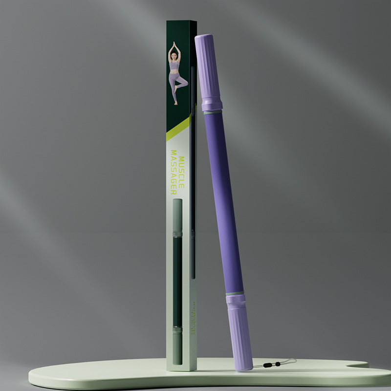 Yoga Stretching Stick – Deep Tissue Massage & Flexibility Trainer