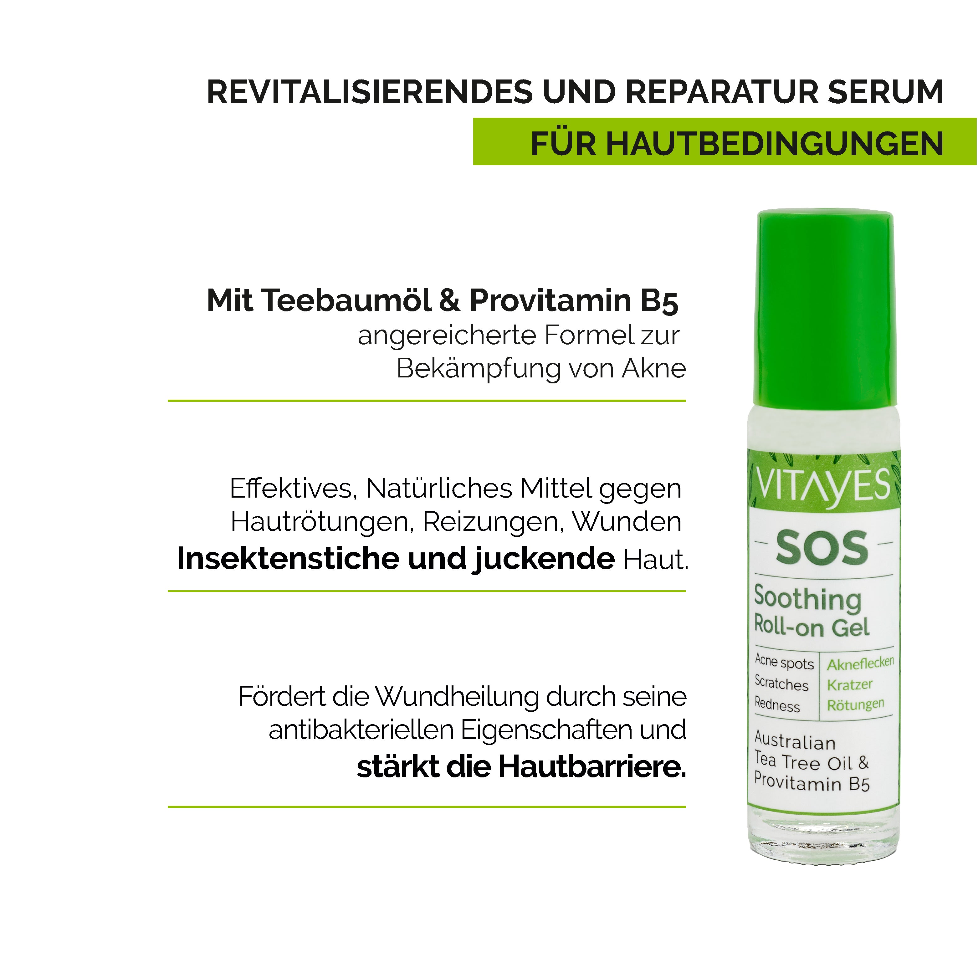 SOS Teebaumöl – Akut-Hilfe bei Pickeln, Rötungen & Hautreizungen 3 Stk. (30 ml)