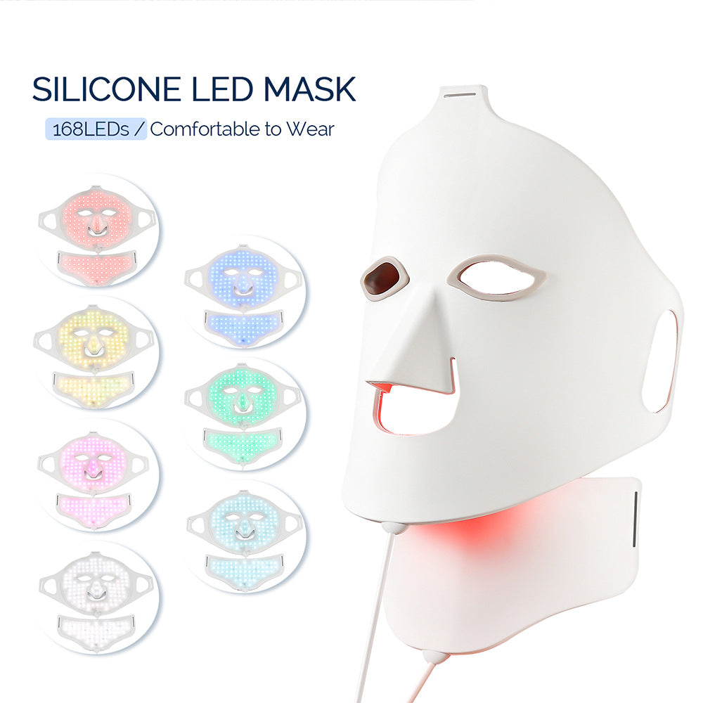 LumiSilk™ Flexible LED Glow Maske | 7 Farben Lichttherapie