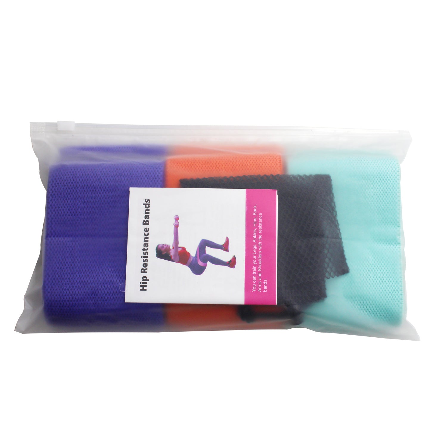 Booty Resistance Bands – 3er Set | Stoff-Fitnesbänder in 3 Stärken