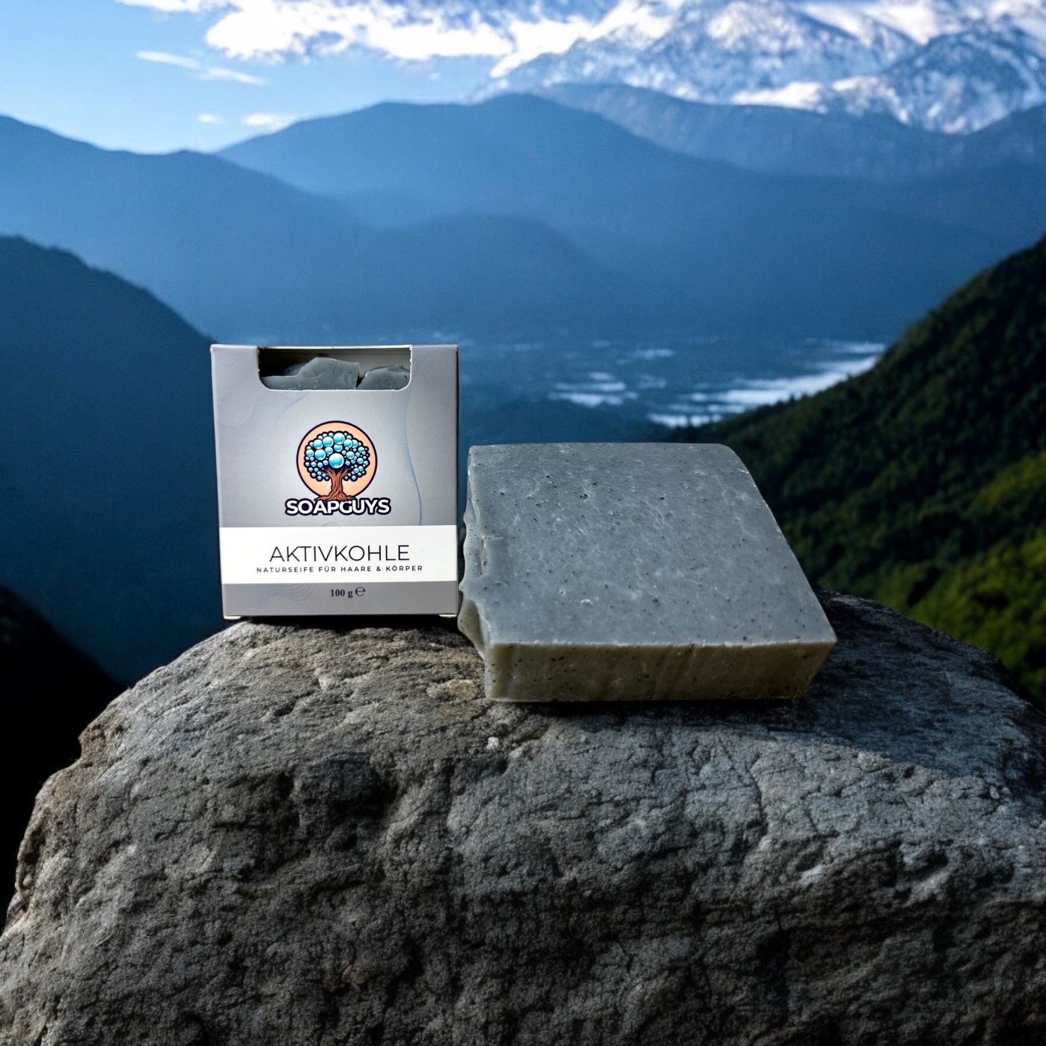 Aktivkohle Naturseife