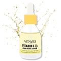 Vitamin C 10% + Panthenol Serum. Hautflecken-Reduktion & Sofortiger Glow 30 ml