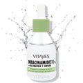 Niacinamide 10% + Hyaluronsäure Serum. Porenverfeinerung, Hautflecken-Reduktion & Feuchtigkeit 30 ml